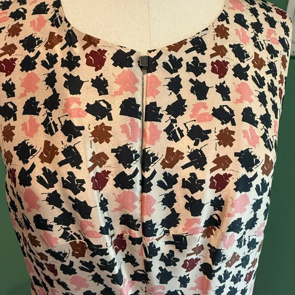 Hugo Boss Business Formal 100% Silk Dress Sz 12 - Picture 5 of 10